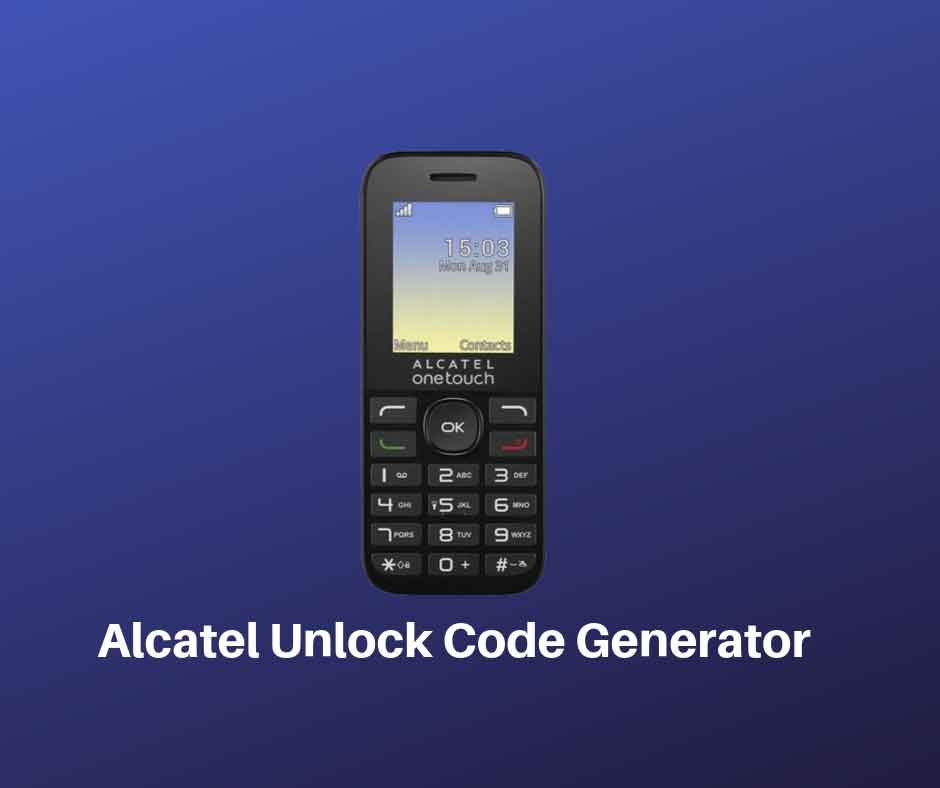 Free alcatel unlock
